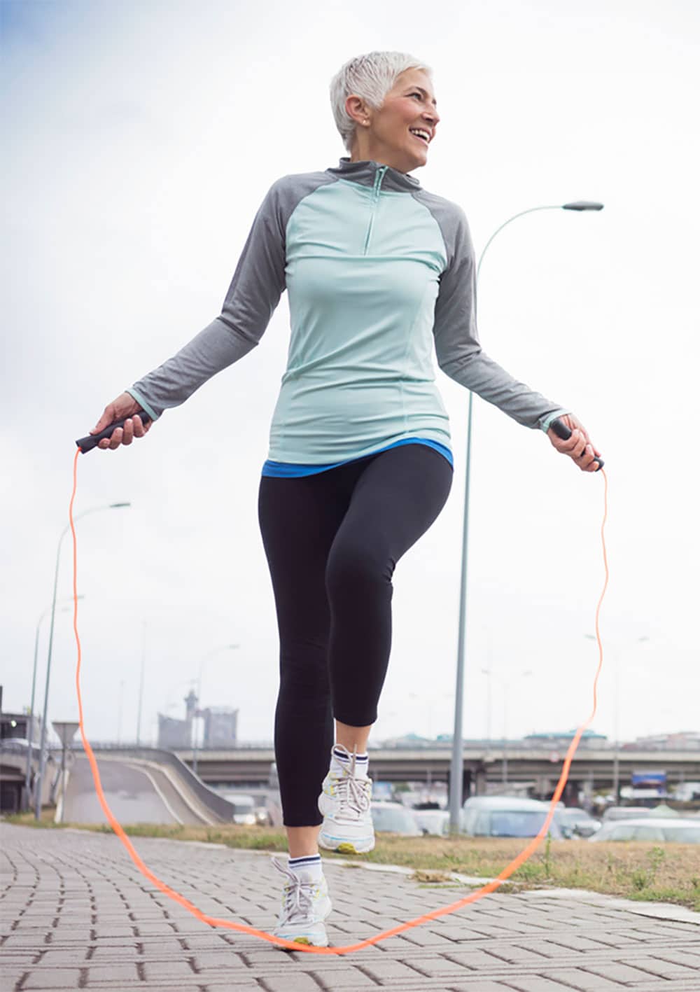 Woman Jumping Rope