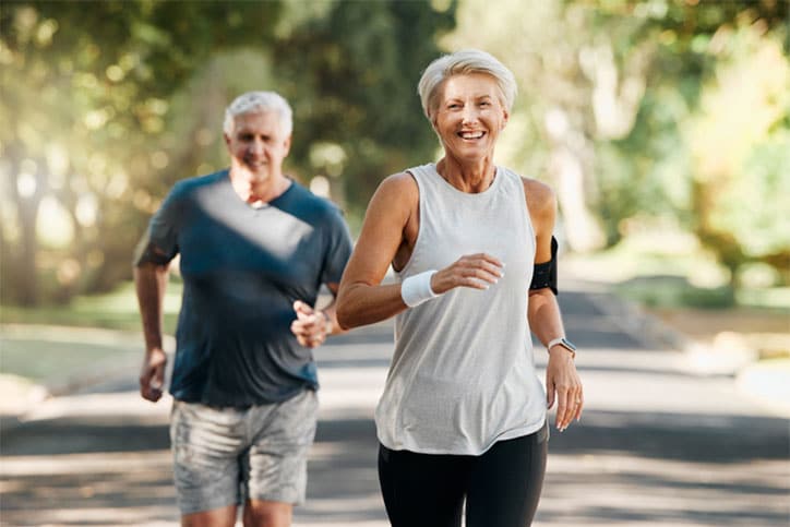 Couple Running